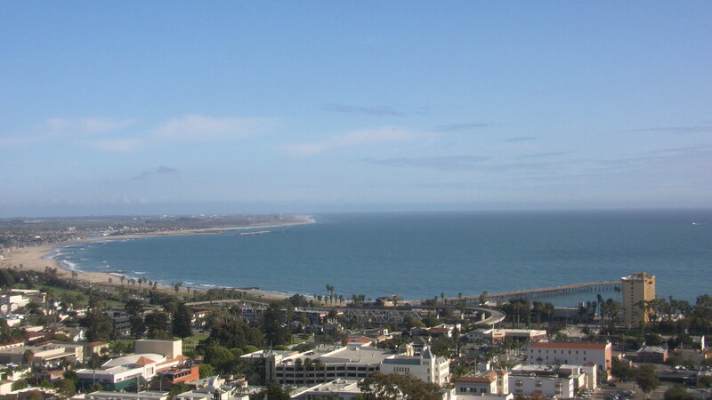 Coastal City with Pier