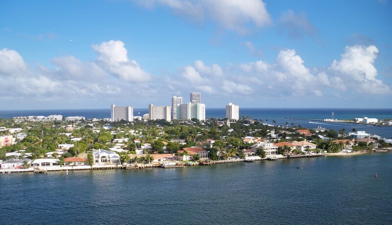 Coastal Cityscape with High-rises