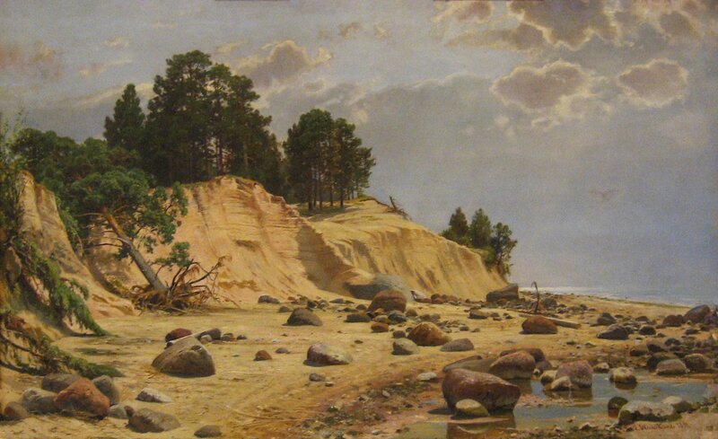 Coastal cliff landscape
