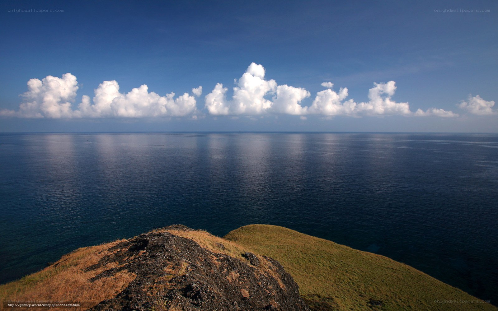 Coastal cliff overlooking the ocean