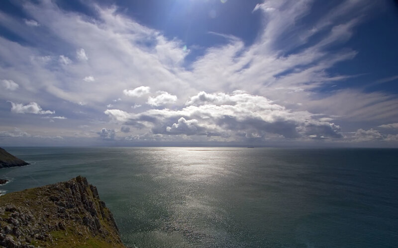 coastal cliff overlooking the sea
