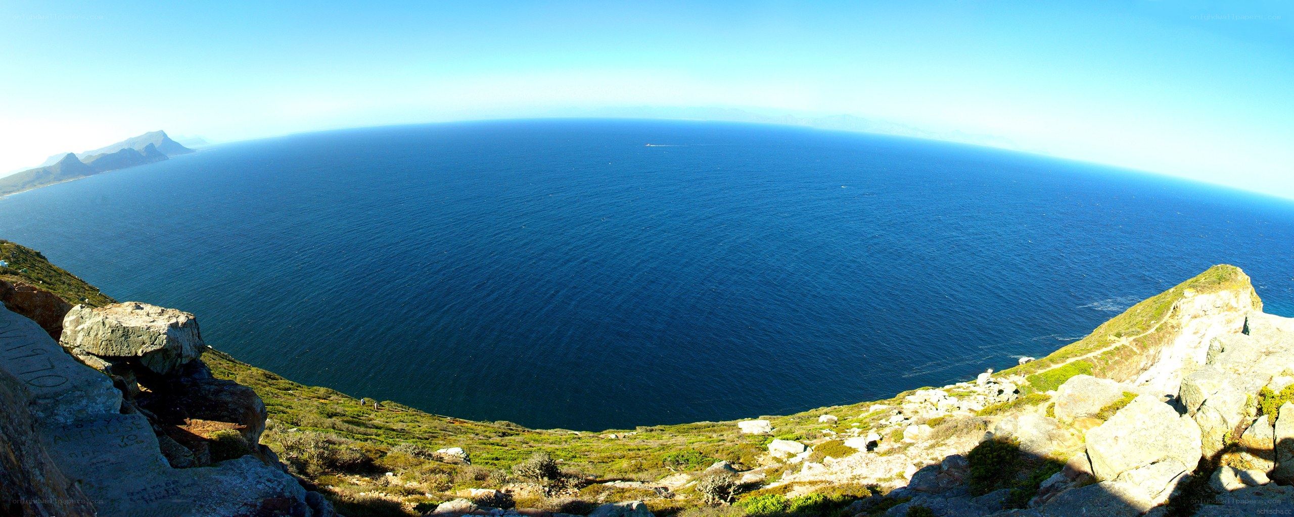 coastal cliff panorama