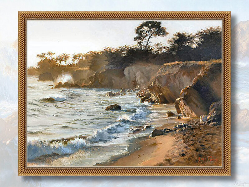 Coastal Cliff Scene