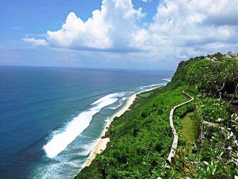 Coastal Cliff View — Blue, Serene, Afternoon