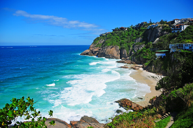 Coastal Cliff with Beach
