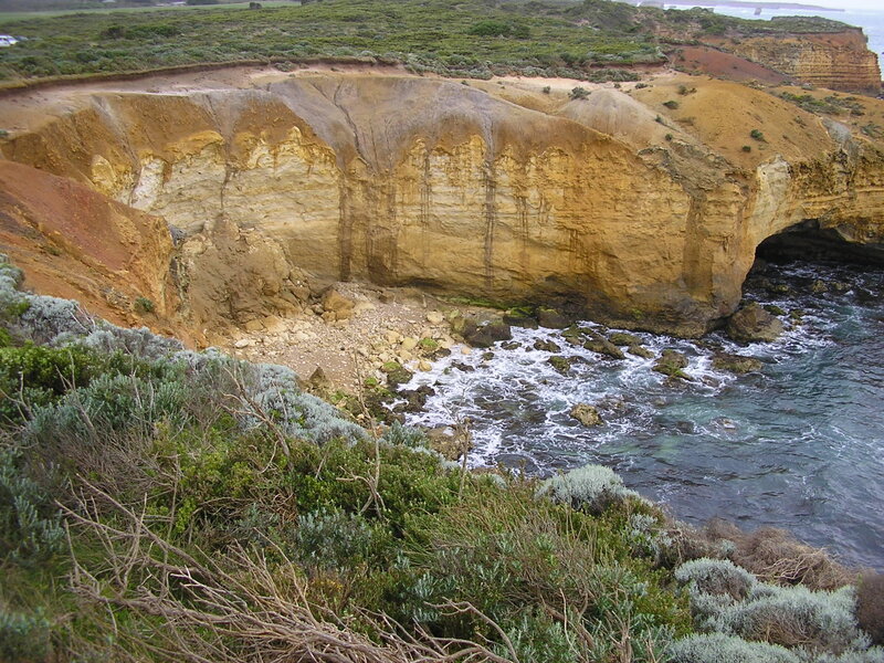 Coastal Cliff with Cave