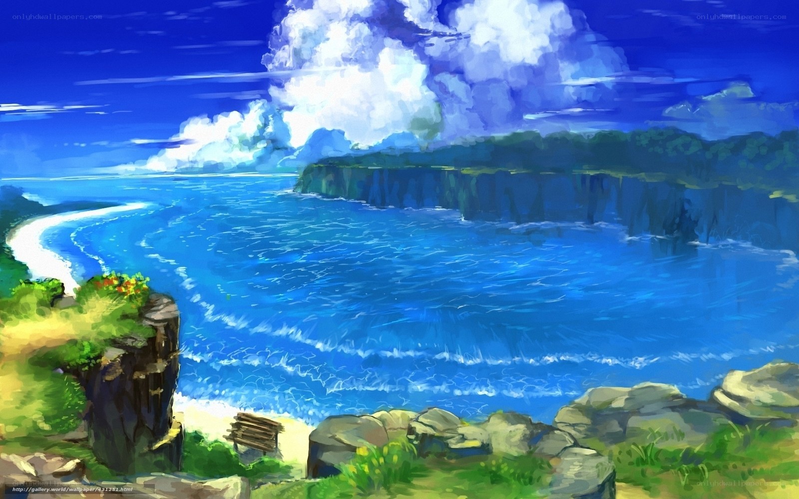Coastal Cliffs and Blue Sea