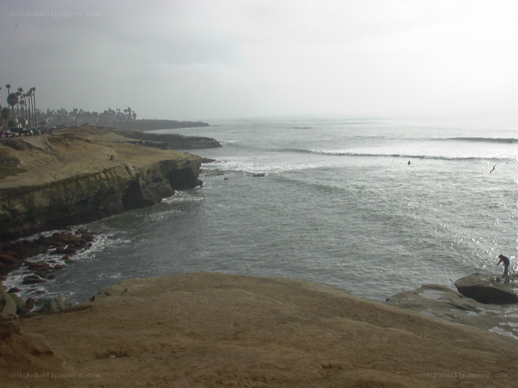 coastal cliffs and ocean view
