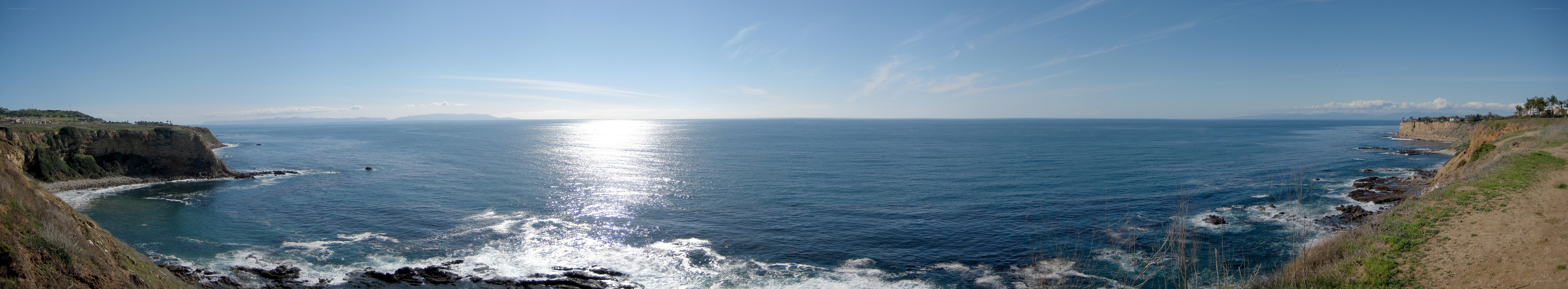 coastal cliffs and ocean view