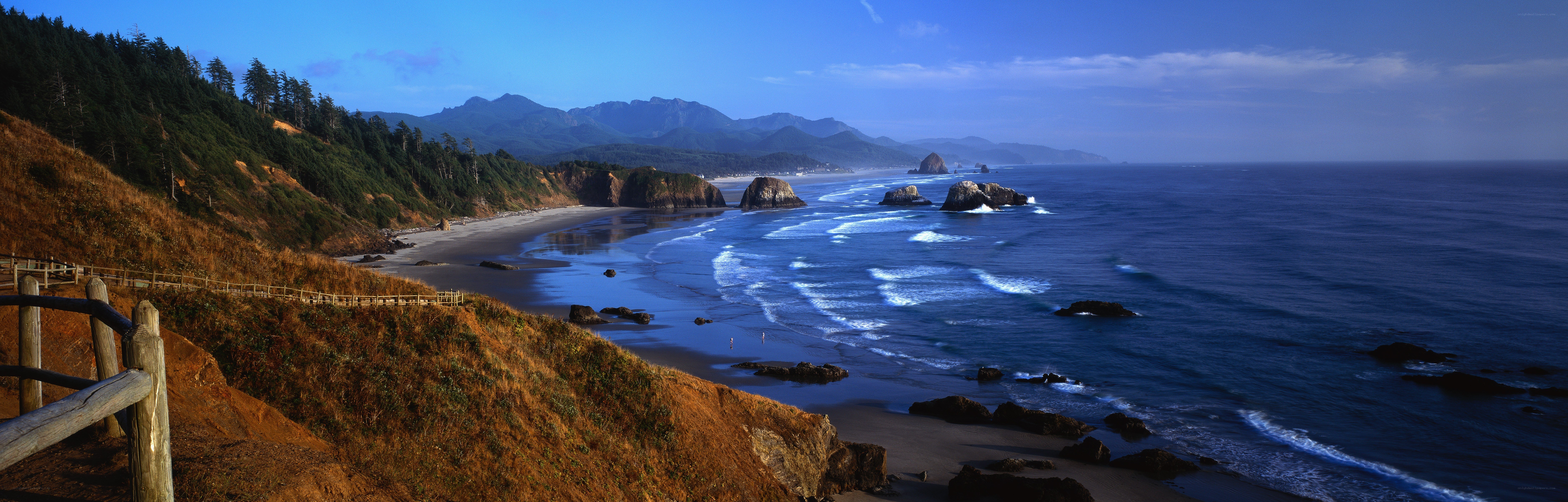 coastal cliffs and ocean view