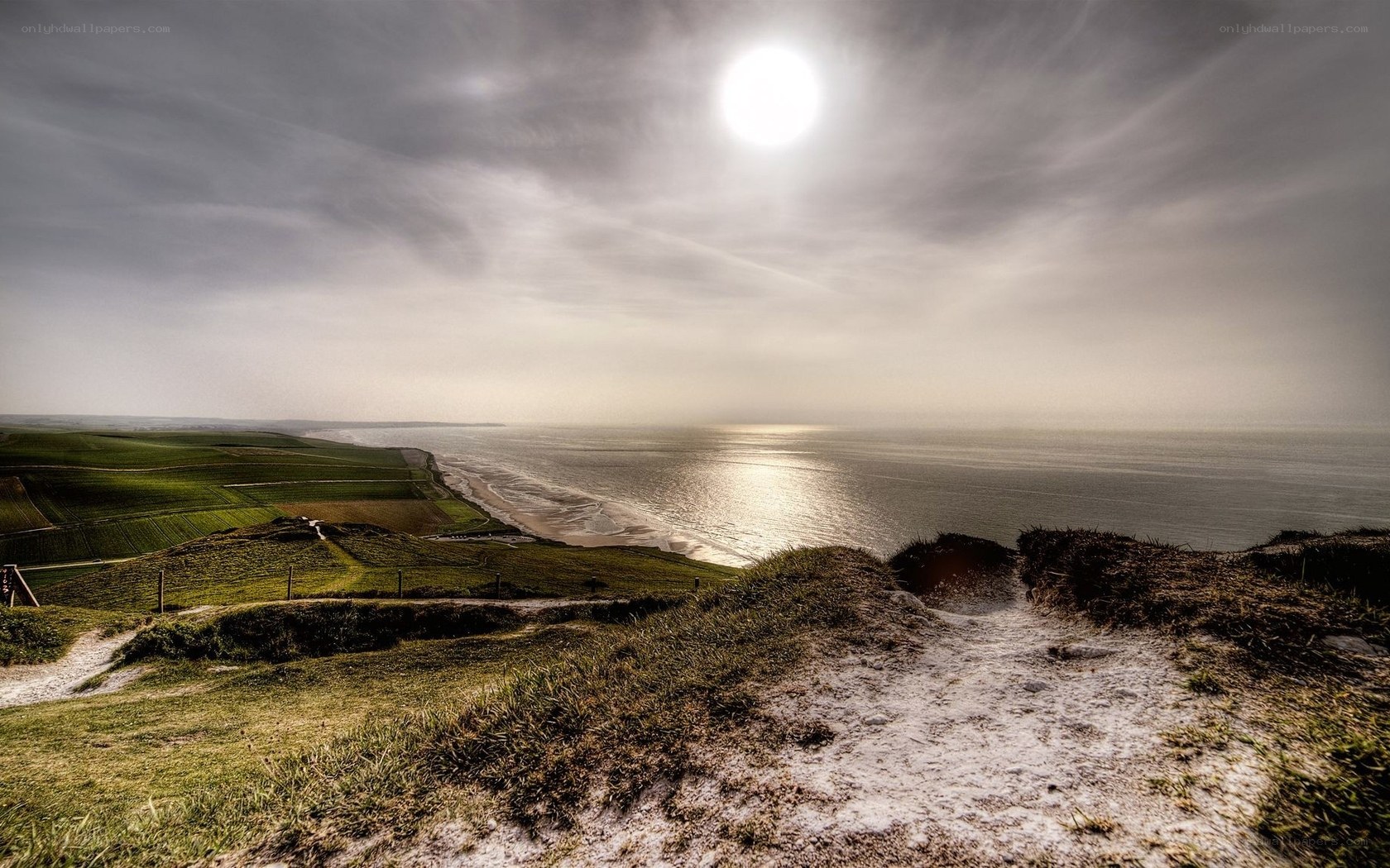 coastal cliffs and ocean view