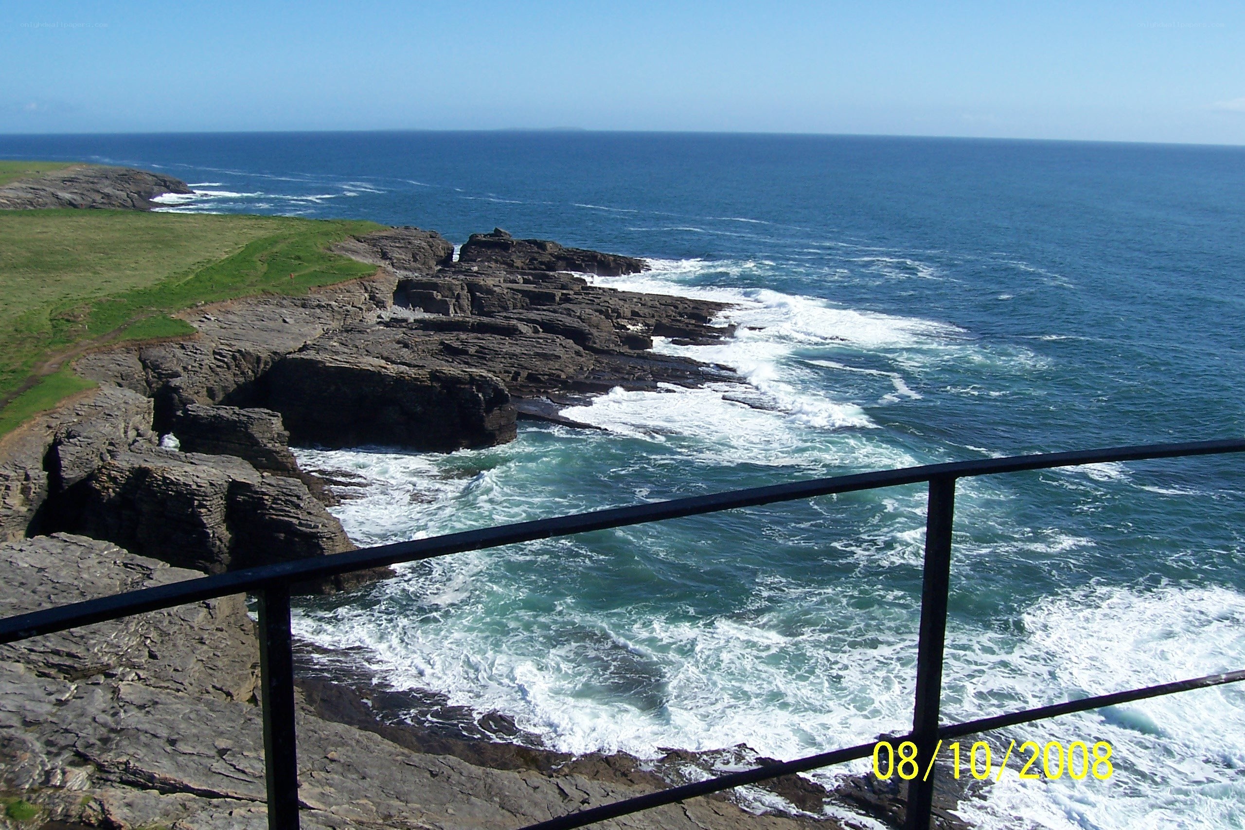 coastal cliffs and ocean view