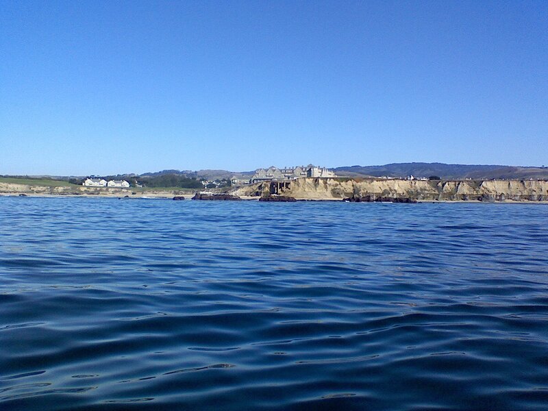 coastal cliffs and ocean view