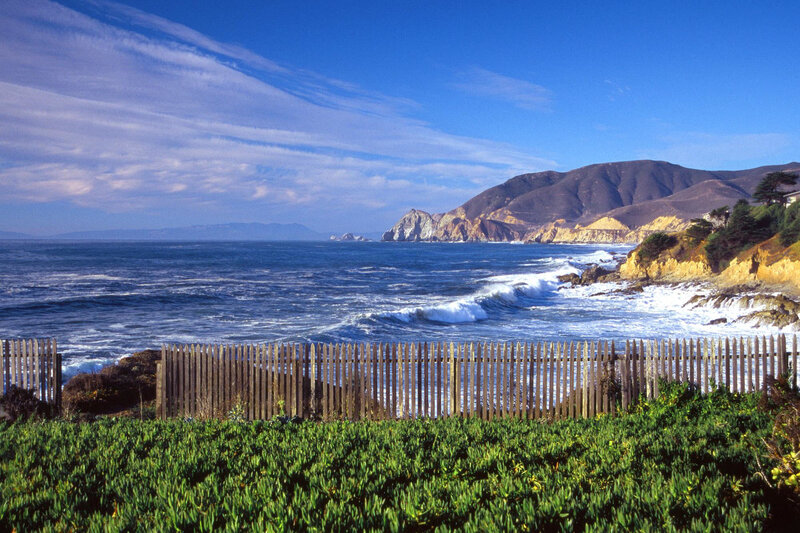 coastal cliffs and ocean waves