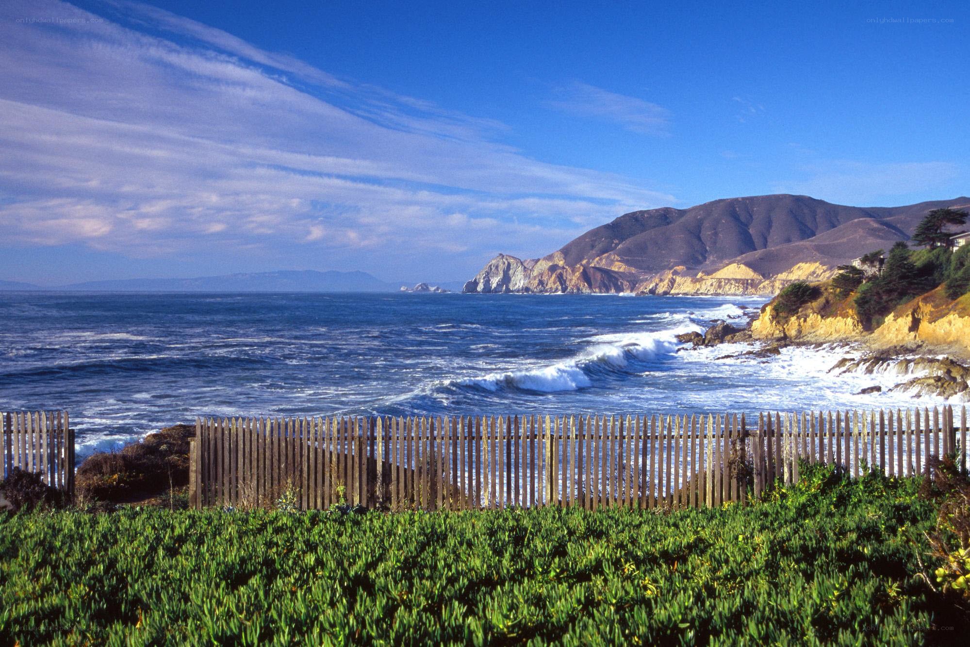 coastal cliffs and ocean waves