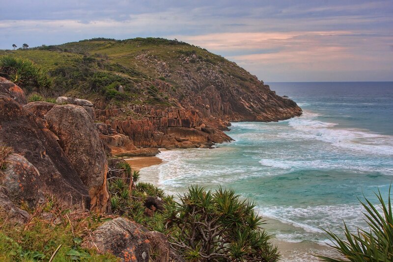 coastal cliffs and ocean waves
