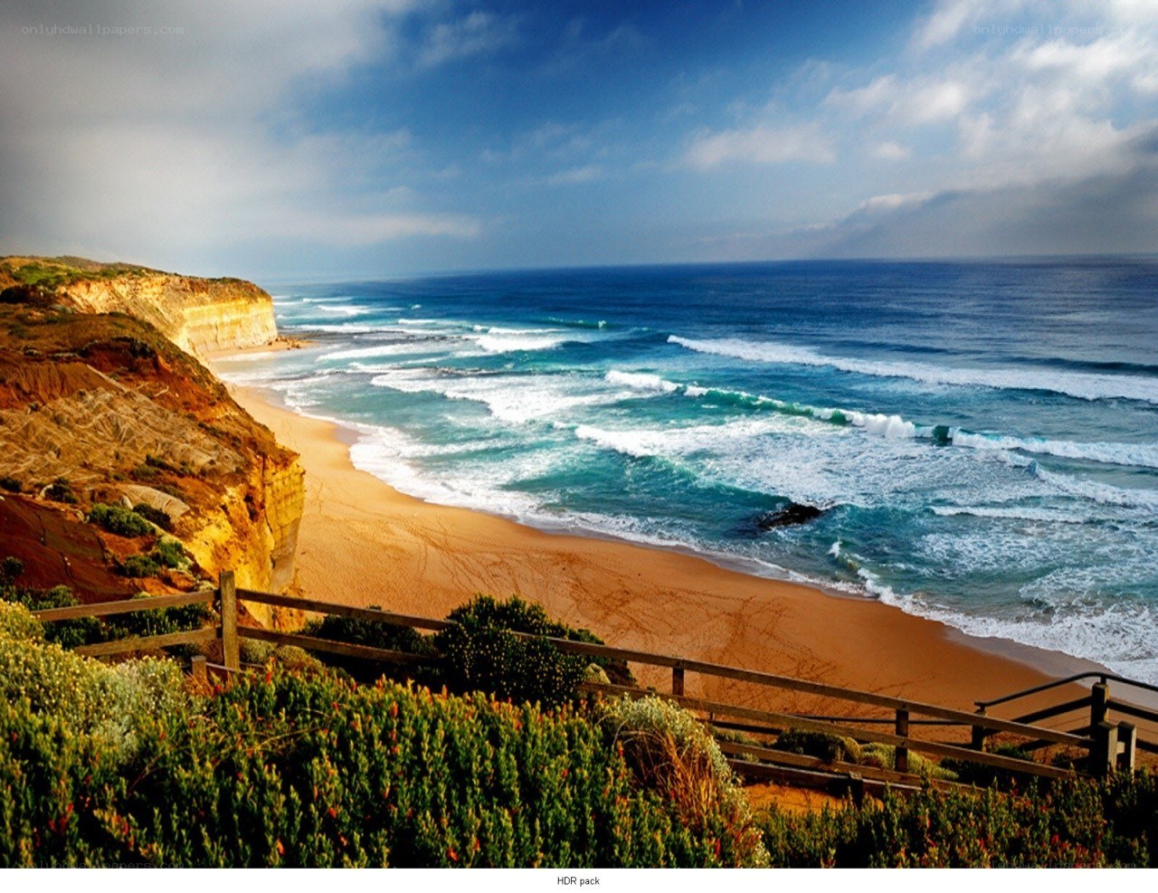 coastal cliffs and ocean waves
