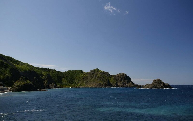 coastal cliffs and sea