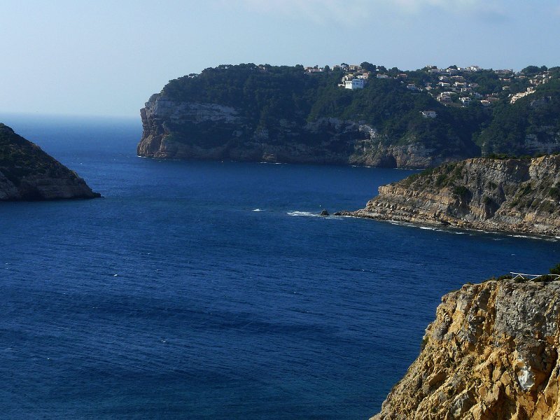 Coastal Cliffs and Sea — Blue, Serene, Afternoon
