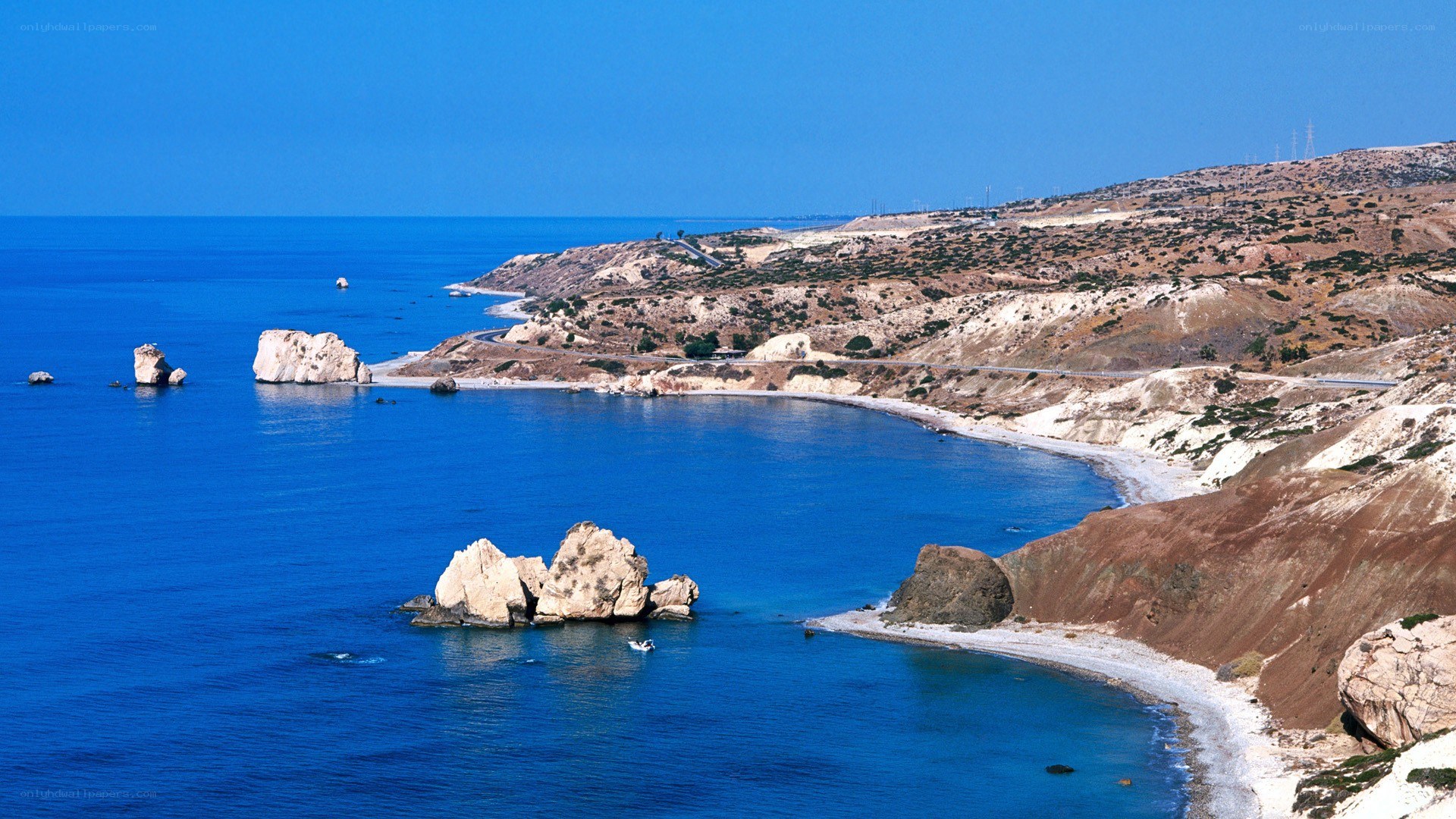 coastal cliffs and sea rocks
