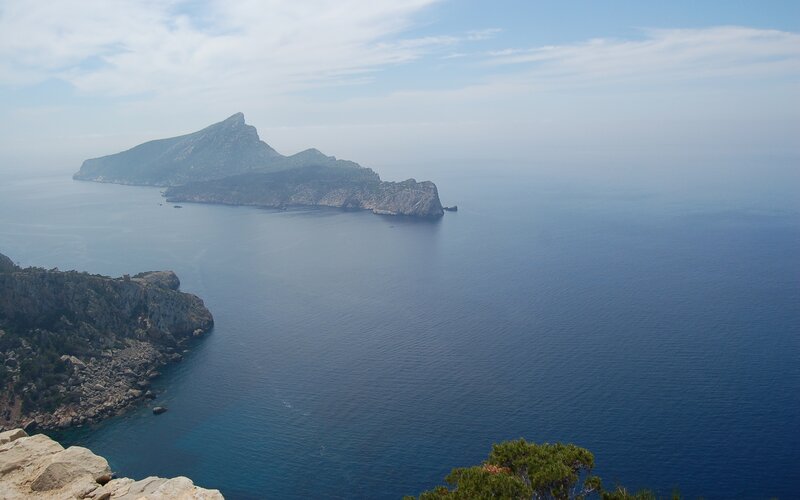 coastal cliffs and sea view