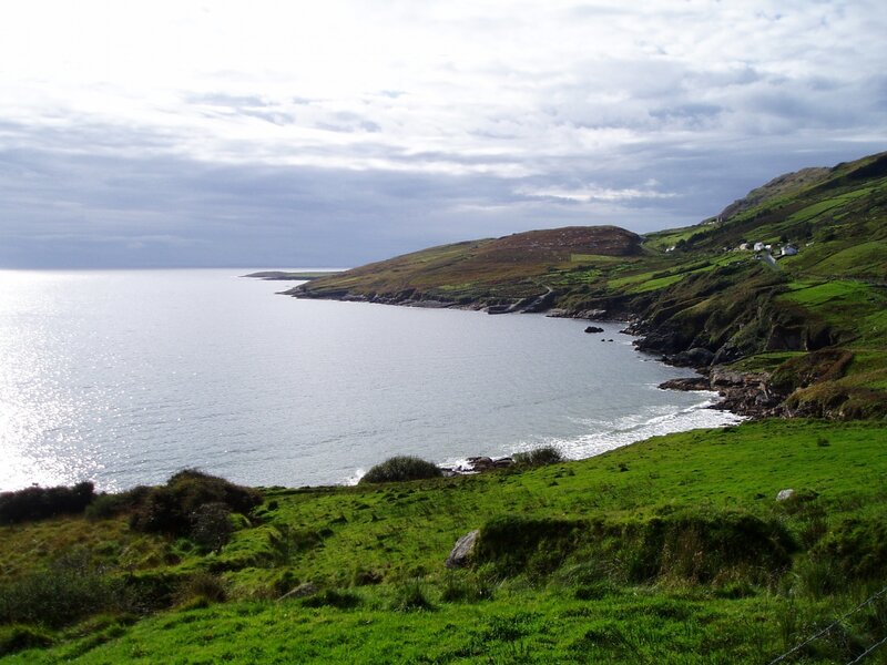 coastal cliffs and sea view