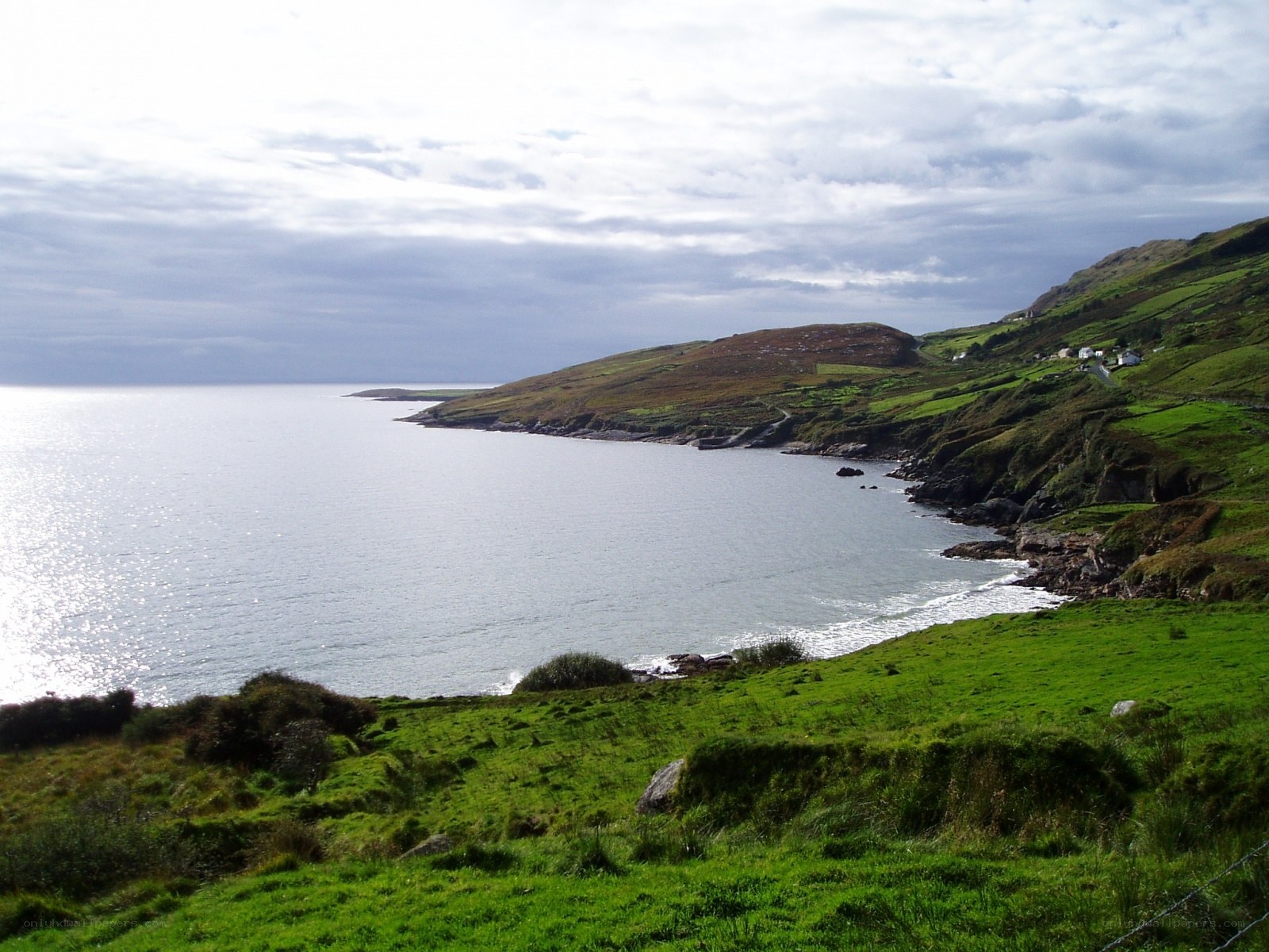 coastal cliffs and sea view