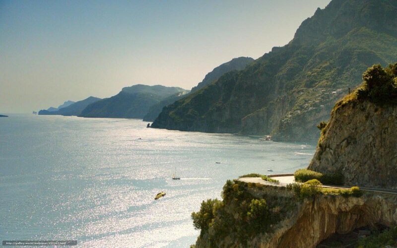coastal cliffs and sea view