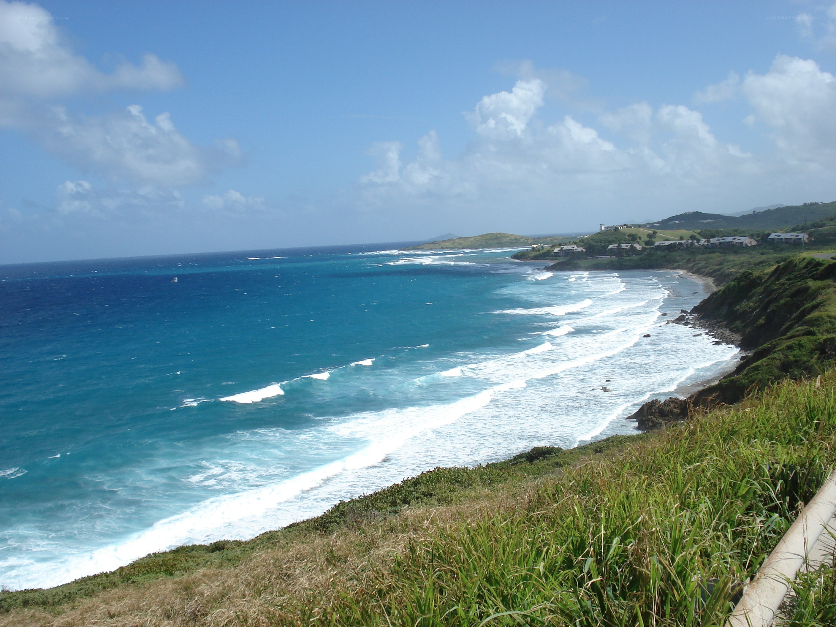 coastal cliffs and turquoise ocean