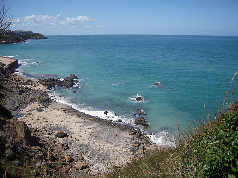 coastal cliffs and turquoise sea