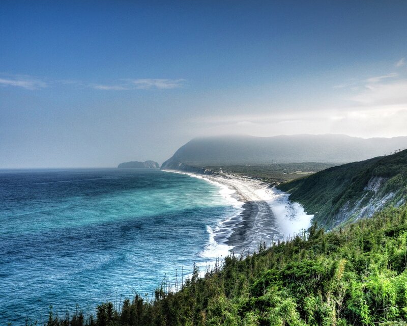 coastal cliffs and turquoise sea