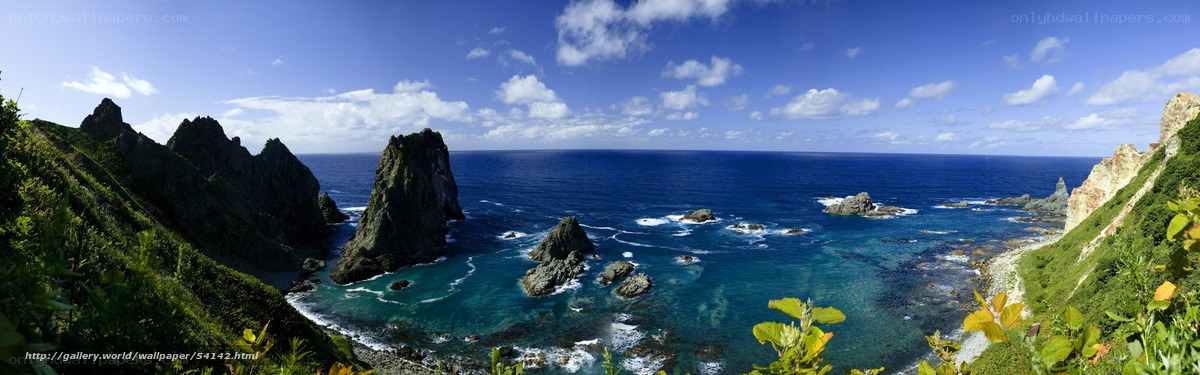 coastal cliffs and turquoise sea