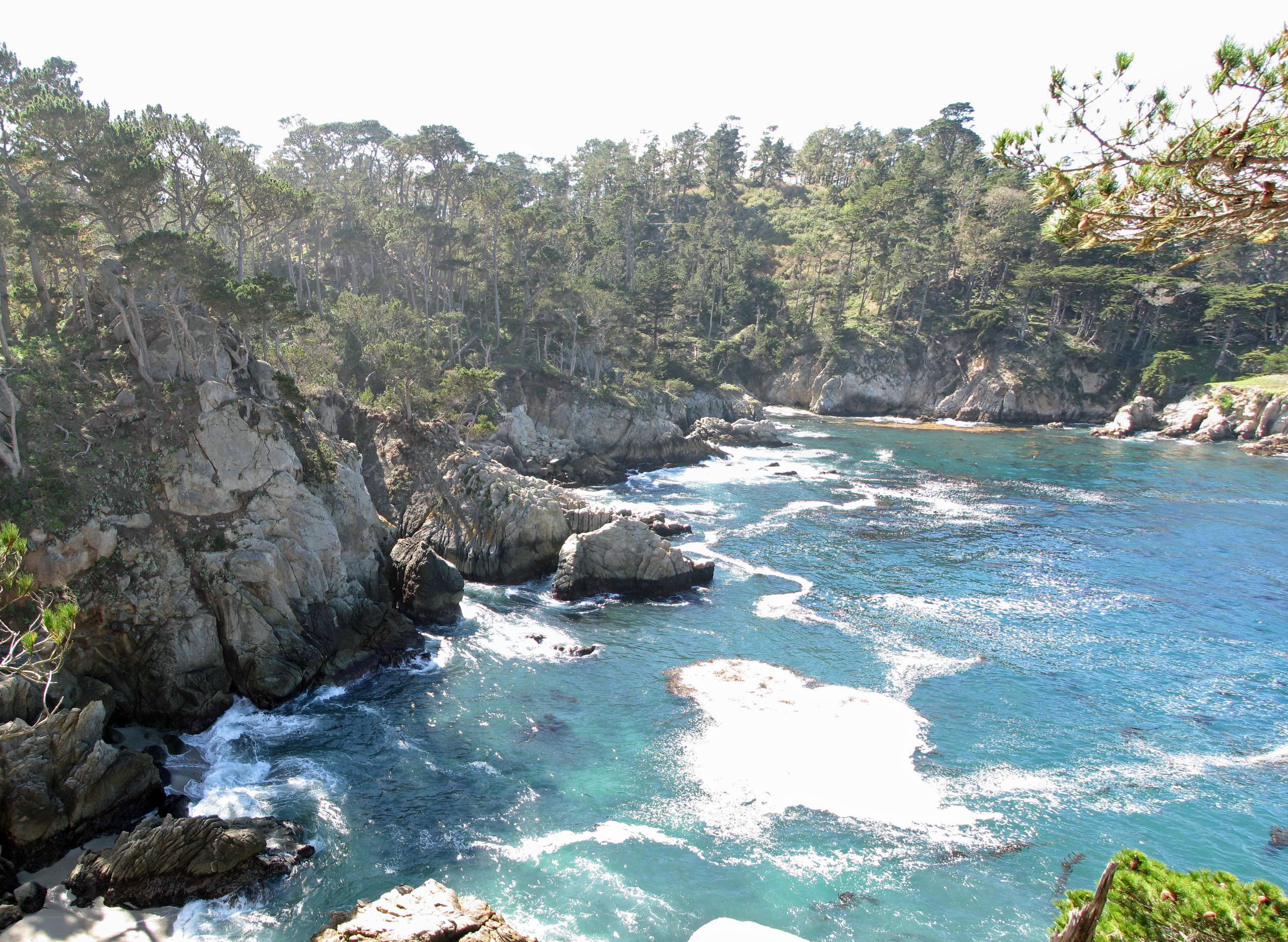coastal cliffs and turquoise water