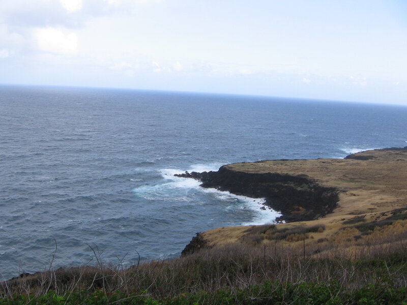 coastal cliffs overlooking the ocean