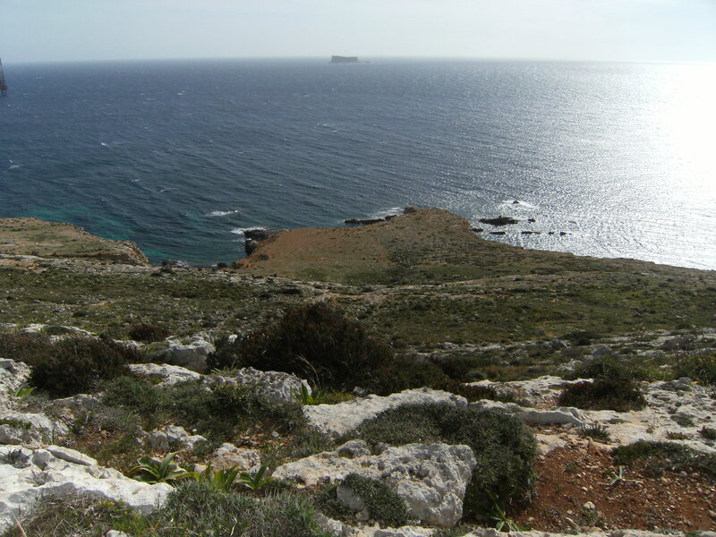 coastal cliffs overlooking the sea