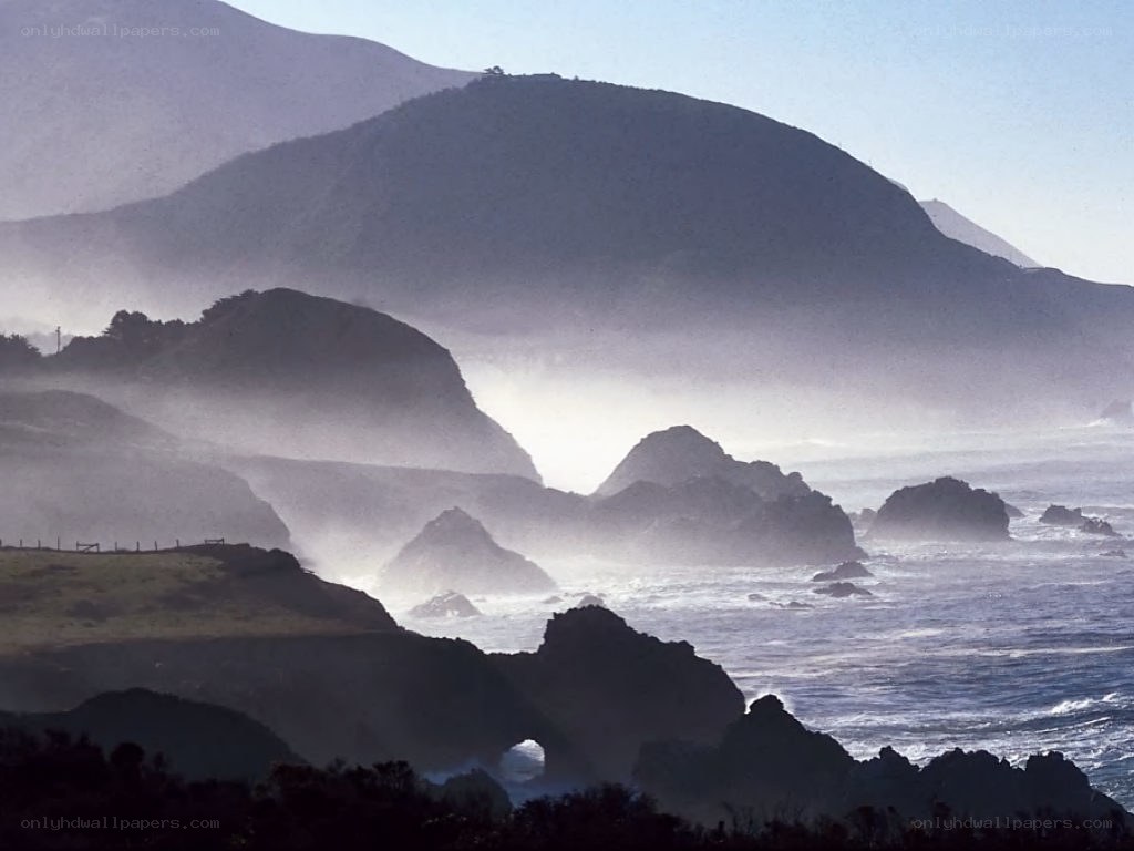 coastal cliffs with sea arch