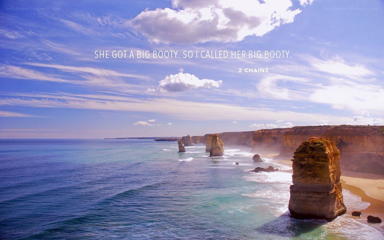 coastal cliffs with text overlay