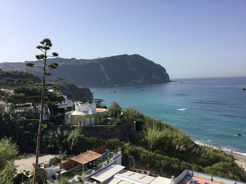 Coastal Cliffside Village — Blue