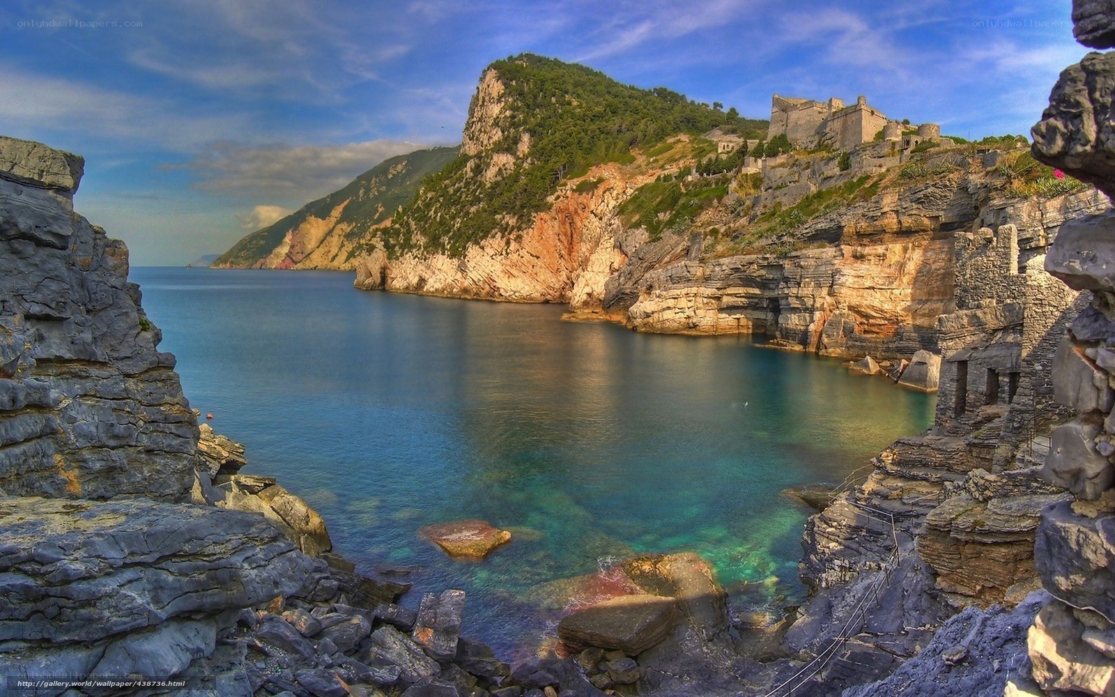 coastal cliffside village