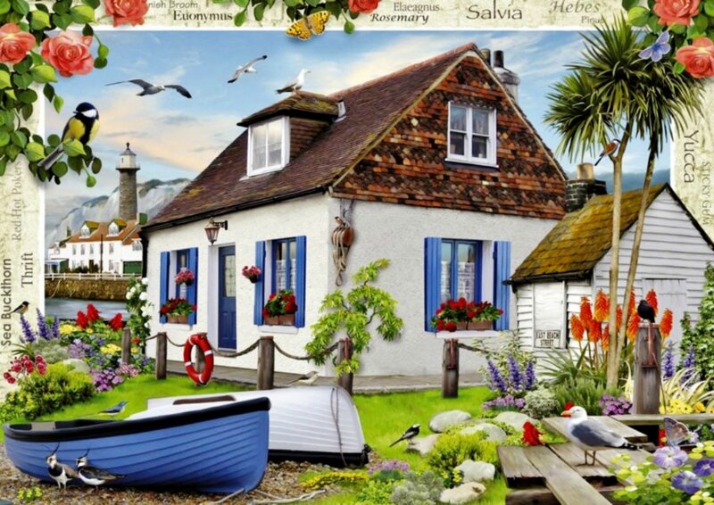 Coastal Cottage Garden — White