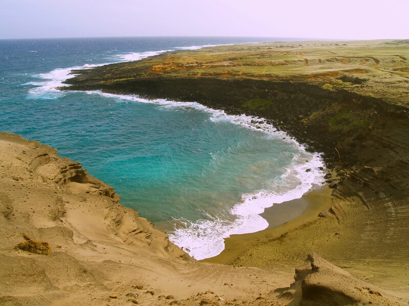 coastal cove with turquoise water