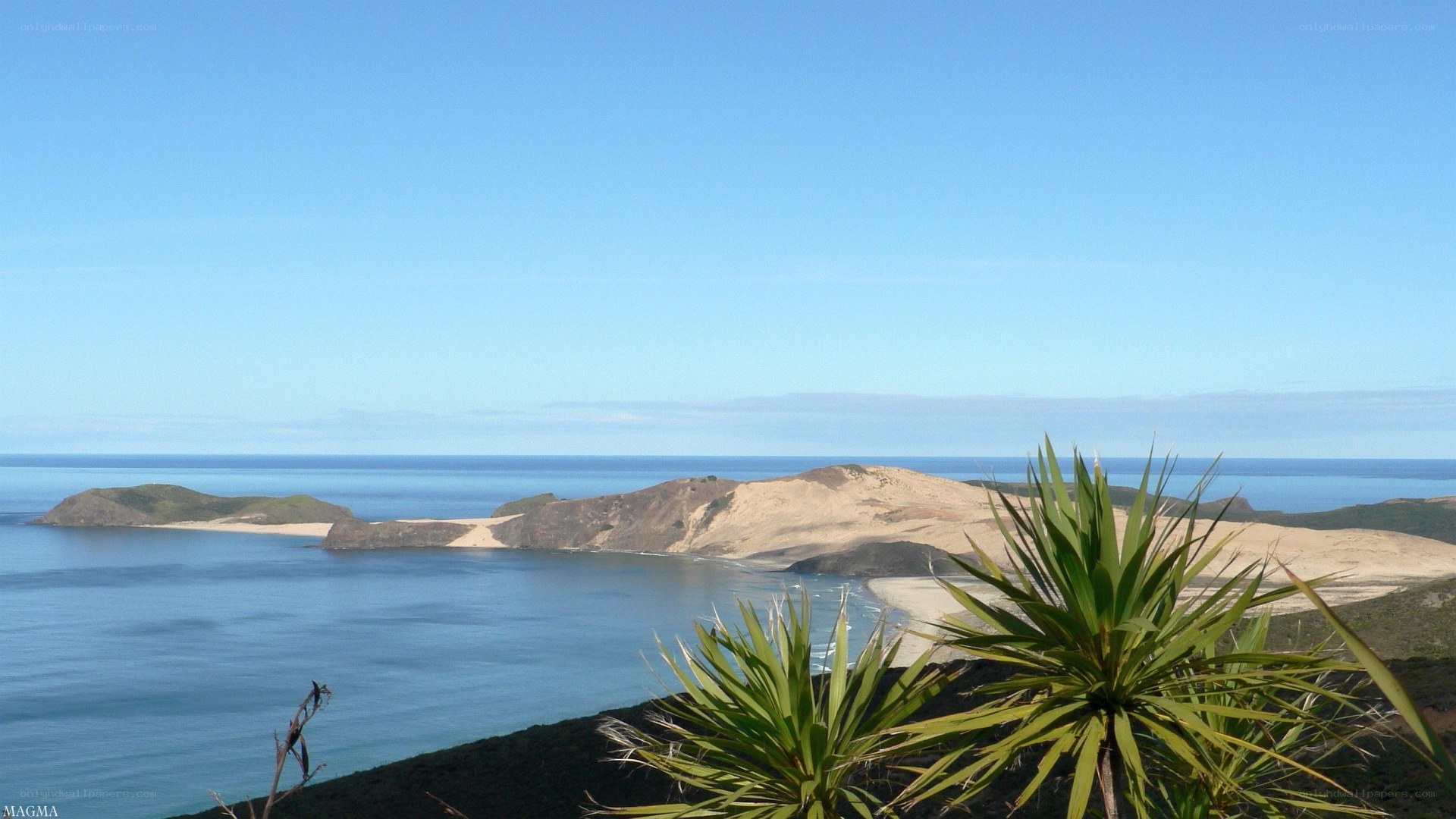 coastal dunes and islands