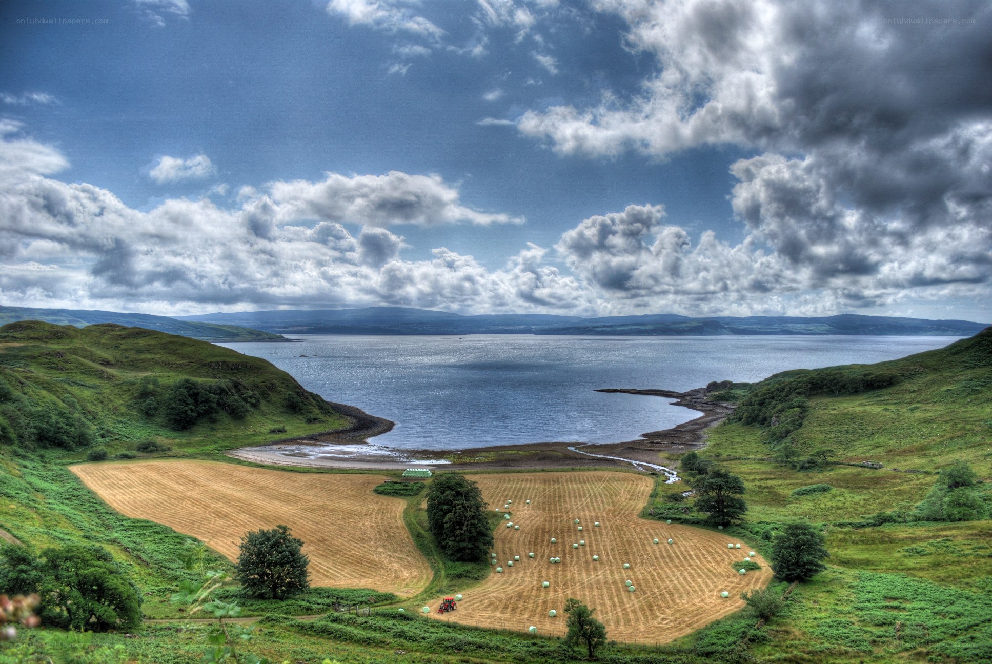 Coastal Fields and Bay View