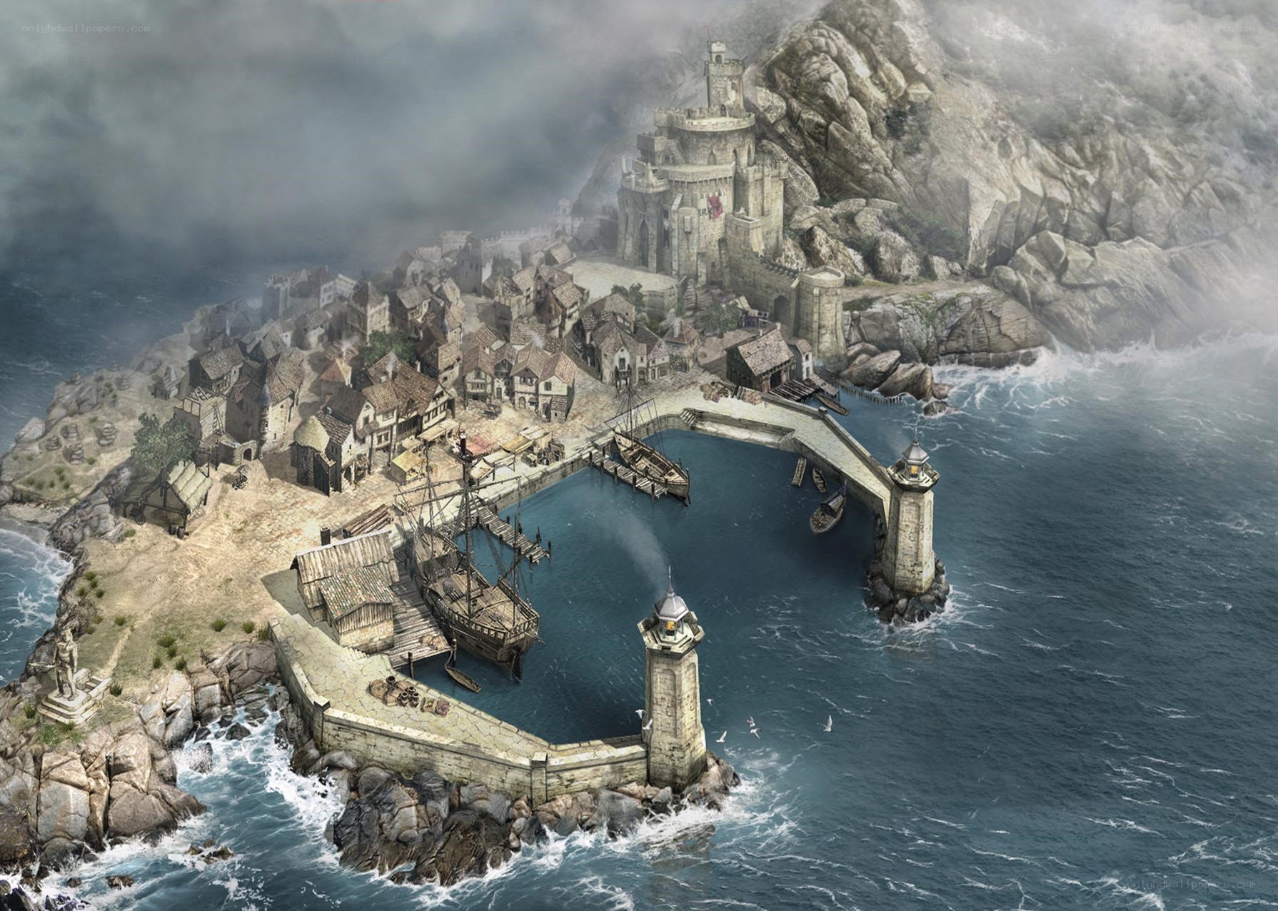 coastal fortress town