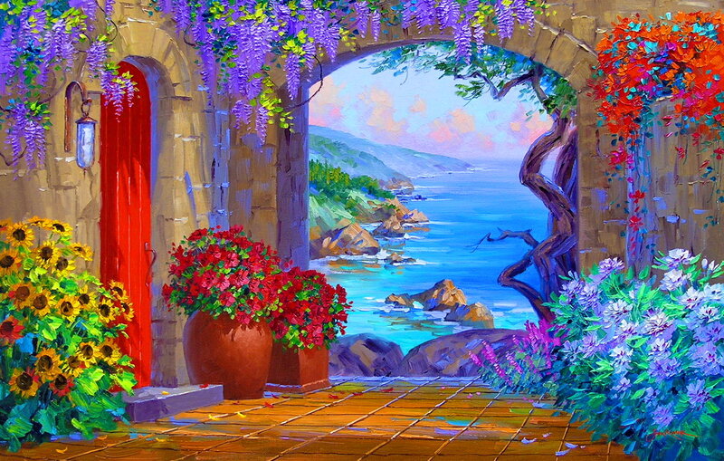 Coastal Garden Archway