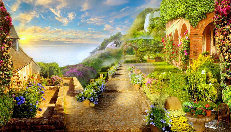 Coastal Garden Path