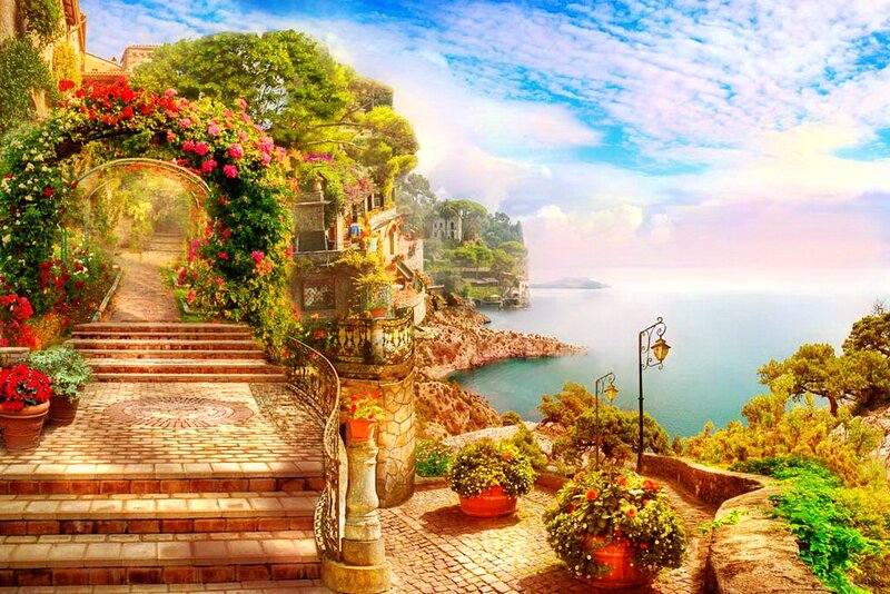 Coastal Garden Staircase