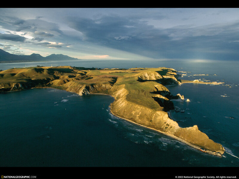Coastal Headland with Cliffs