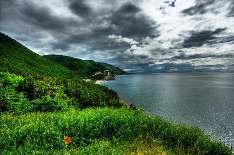 Coastal Hills and Ocean