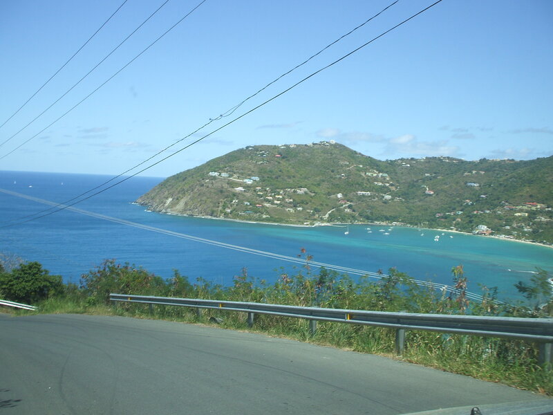 Coastal Hillside View — Blue